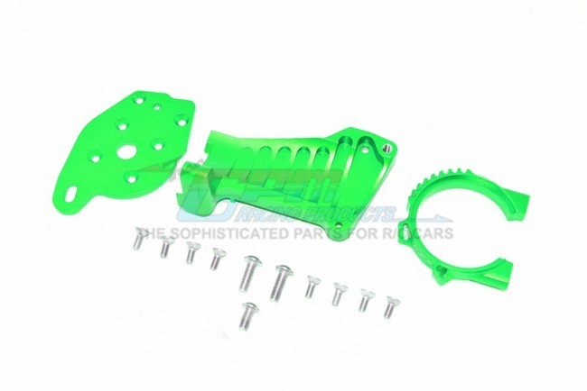 Gpm TXMS018 Aluminum Motor Mount 1/10 Rc Traxxas Maxx Monster Green