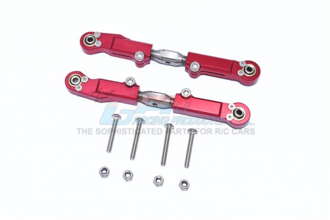 Gpm MAF057S Aluminum Adjustable Rear Upper Arm Tie Rod Arrma Limitless Infraction Red