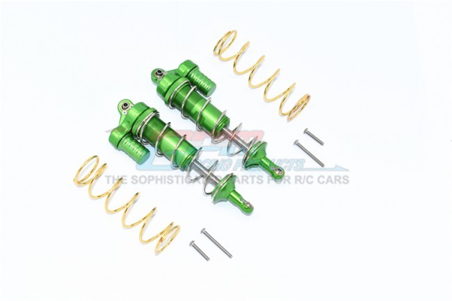 Gpm TXMS125F/R/L Aluminum Front/rear L-shape Piggy Back Spring Dampers 125mm 1/10 4wd Maxx Monster Truck -89076 Green