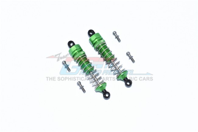 Gpm TET359F/RA Aluminum Front/rear Spring Dampers 59mm For Traxxas Teton Green