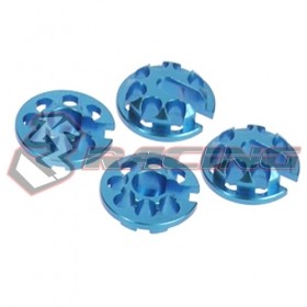 3racing 3rac-dp01 Aluminum Shock Spring Base Cover 13mm Light Blue