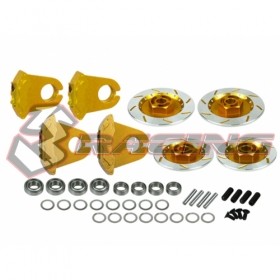 3racing 3RAC-AD12/V3/GO Realistic Brake Disk Set - Ver. 3 - Gold