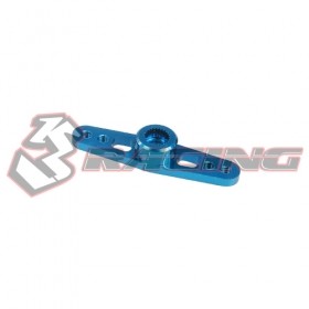 3racing 3rac-hkd30 3.0 Mm Aluminium Double Servo Arm For Ko Propo/sanwa Light Blue