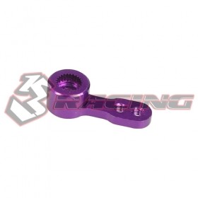 3racing 3rac-hks26 2.6mm Aluminium Single Servo Arm For Ko Propo/sanwa Purple