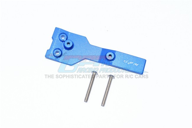 Gpm TXMS016R Aluminum Rear Chassis Link Protector 1/10 Traxxas 4wd Maxx Monster Truck 89076 Blue