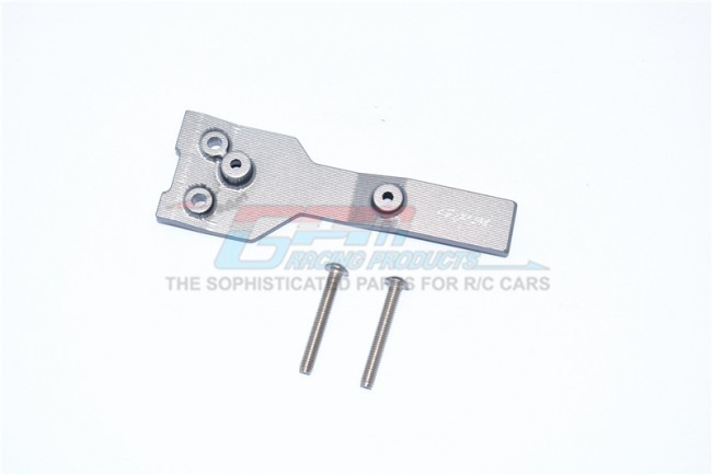 Gpm TXMS016R Aluminum Rear Chassis Link Protector 1/10 Traxxas 4wd Maxx Monster Truck 89076 Gun Silver