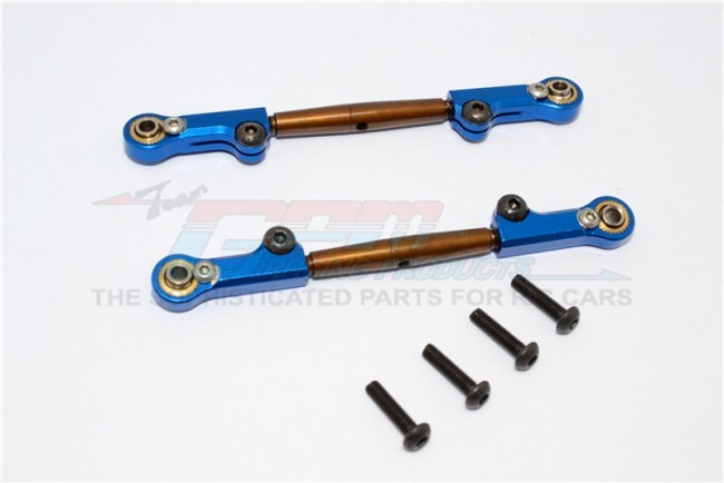 Gpm Racing BMT057A/ST Spring Steel Rear Adjustable Tie Rod With Alloy Ends(4mm Anti Cross-thread, To Extend 78mm-85mm Hpi Racing Bullet Nitro 3.0 Blue