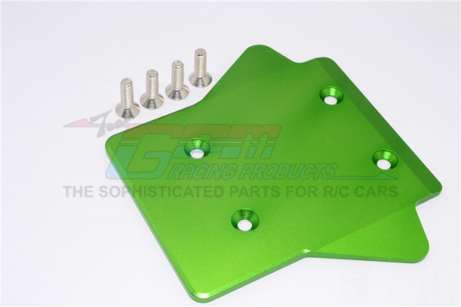 Gpm Racing LO5T331R Alloy 7075 Rear Gear Box Protector Team Losi 5ivet Green