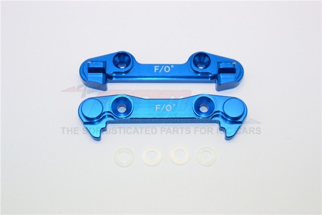 Gpm Racing LO5T005F/0 Alloy 7075 Front Arm Bulk (0 Degree) Team Losi 5ivet Blue