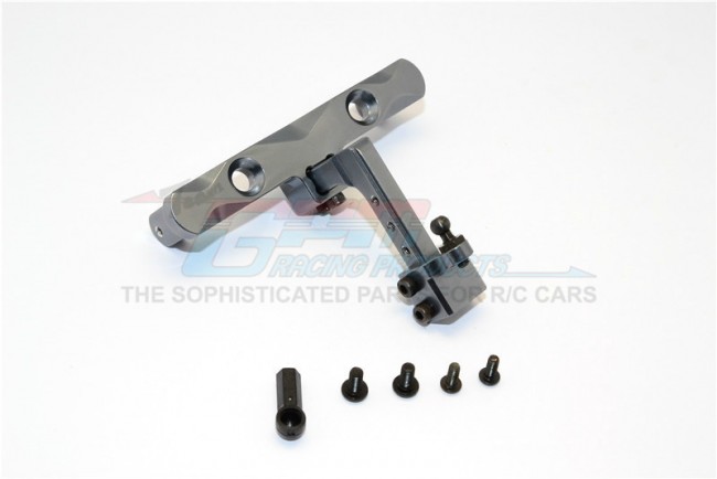 Gpm Racing SCX333R Alloy Adjustable Tow Hitch Axial Scx-10 Gun Silver