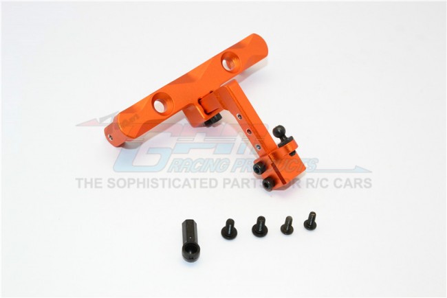 Gpm Racing SCX333R Alloy Adjustable Tow Hitch Axial Scx-10 Orange