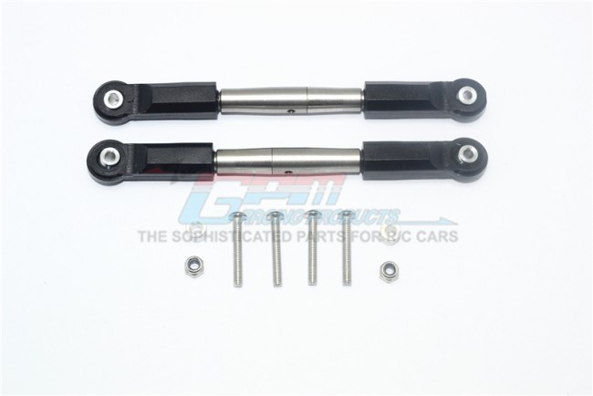 Gpm Racing YTL054SPN-OC-BEBK Stainless Steel Front Upper Tie Rod With Plastic Ball Ends Axial Yeti Xl Buggy 