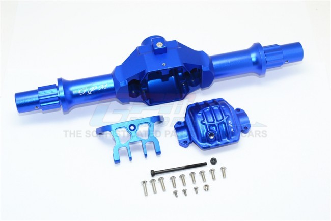 Gpm Racing YTL013LA S Aluminum Rear Gear Box ( With Cover ) 1/8 Rc Axial Yeti Xl Buggy Blue