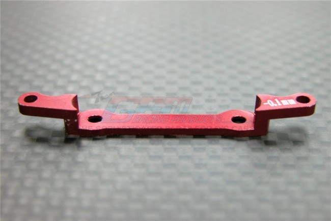Gpm Racing Mza031r/-0.1 Alloy Rear Knuckle Arm Holder  (toe Out -0.1mm) Kyosho Mini Z Awd Red