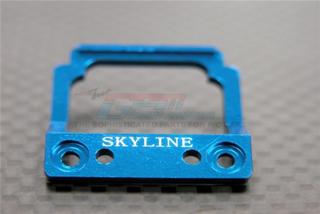 Gpm Racing MZA330GTR Alloy Front Body Lock Plate For Skyline Gt-r R34 Body Kyosho Mini Z Awd Blue