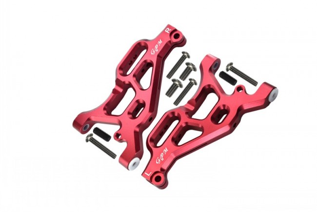 Gpm MAF055 Aluminum Front Lower Arms  Ar330503 For Arrma Typhon / Infraction / Limitless Red