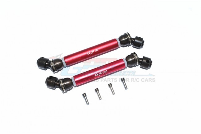 Gpm CP037SA Aluminium Front And Rear Cvd Drive Shaft 1/10 4wd Capra 1.9 Unlimited Trail Buggy Axi0304 Red