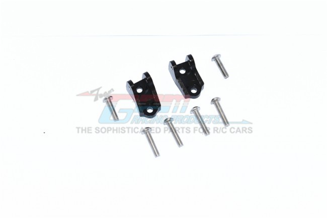 Gpm CC2009 Aluminum Front/rear Lower Axle Mount Set For Suspension Links Tamiya Cc-02 Truck Black