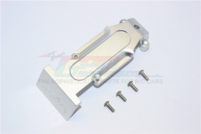 Aluminium Rear Skid Plate Traxxas E-revo Silver