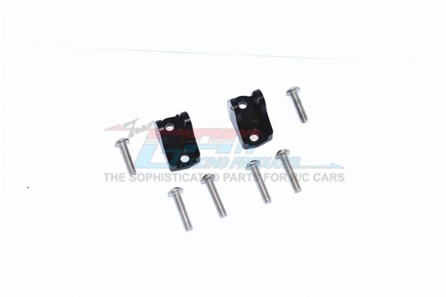 Gpm CC2008 Aluminum Front/rear Upper Axle Mount Set For Suspension Links Tamiya Cc-02 Truck Black