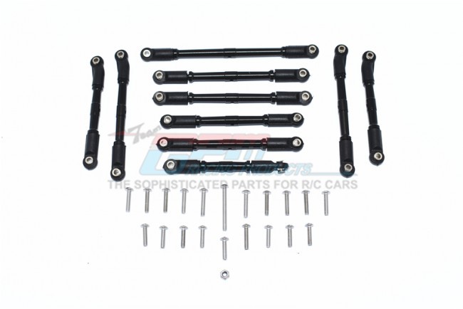 Gpm Cc2008 Aluminum Front/rear Upper Axle Mount Set For Suspension Links Tamiya Cc-02 Truck Black