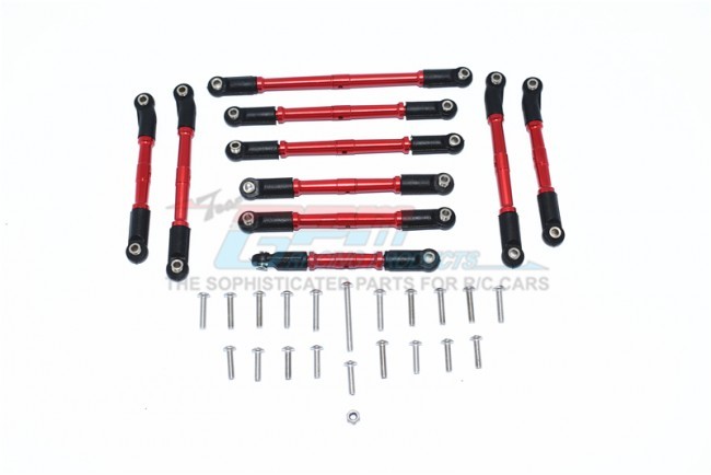 Gpm Cc2008 Aluminum Front/rear Upper Axle Mount Set For Suspension Links Tamiya Cc-02 Truck Red