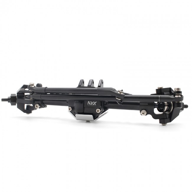Front & Rear Axle Set Black For 1/10 Axial Racing Scx10-ii Rock Crawler Front