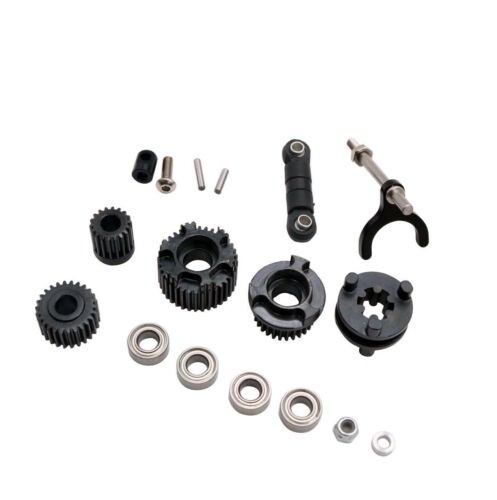 Hd 2 Speed Transmission Conversion Kit Gears Set  For 1/10 Axial Racing Scx10-ii Rock Crawler 