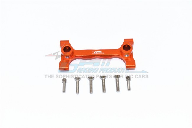 Gpm SCX3015R Aluminum Rear Chassis Brace 1/10 Rc Axial Racing Scx10-iii Truck Axi231014 Orange