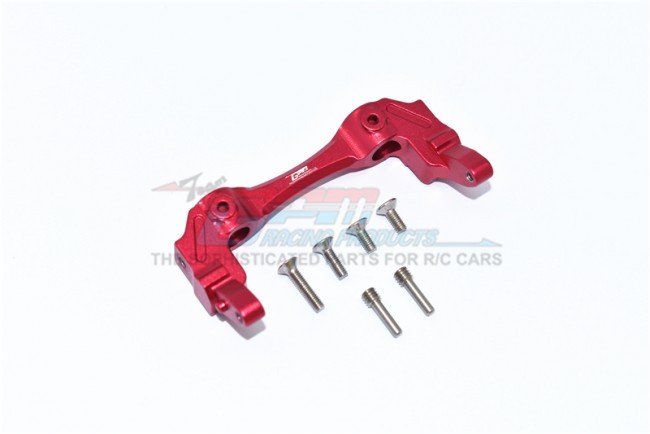 Gpm SCX3331F Aluminium Front Bumper Mount  1/10 Rc Axial Racing Scx10-iii Truck Axi231014 Red