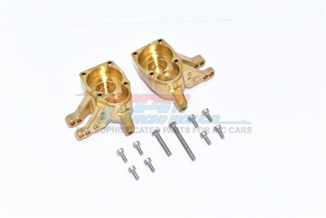 Gpm SCX3021BX-OC Brass Inner Part Of Front Knuckle Arms 1/10 Rc Axial Racing Scx10-iii Rock Cralwer 