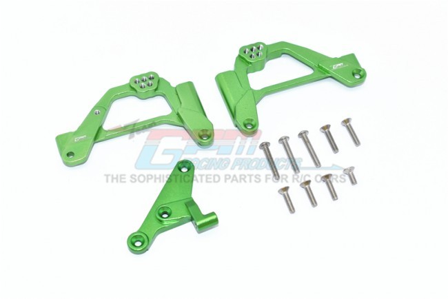 Gpm SCX3028 Alloy Front Shock Mount 1/10 Rc Axial Racing 1/10 4wd Scx10-iii Green