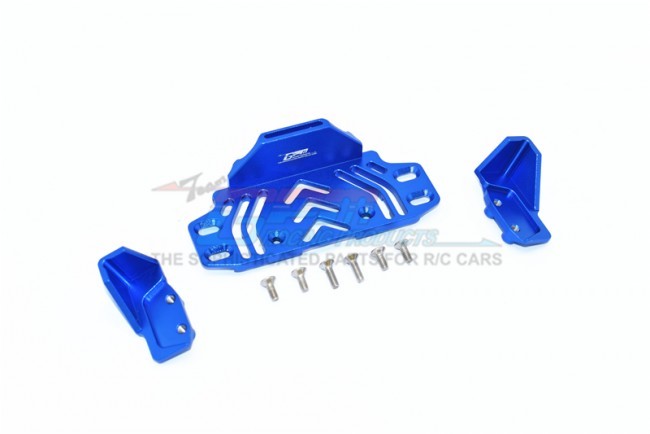 Gpm SCX30126M Alloy Middle Battery Holder 1/10 Rc Axial Racing 1/10 4wd Scx10-iii Blue