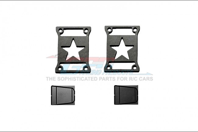 Gpm Racing SCX3ZSP8A-BK Scale Accessories: Taillight Cover For Scx10 Iii Jeep（type A） 