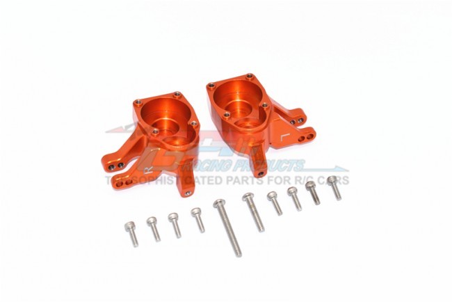Gpm Racing SCX3021B Aluminum Inner Part Of Front Knuckle Arms 1/10 Rc Axial Scx10 Iii Orange