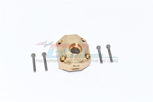 Gpm Racing CP012AX-OC Brass Front/rear Gearbox Cover Axial 1/10 4wd Capra 1.9 Unlimited Trail Buggy Axi03004 