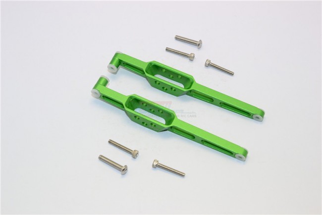 Gpm MYT014L Aluminium Rear Lower Chassis Link  Parts Axial 1/18 Yeti Jr Green