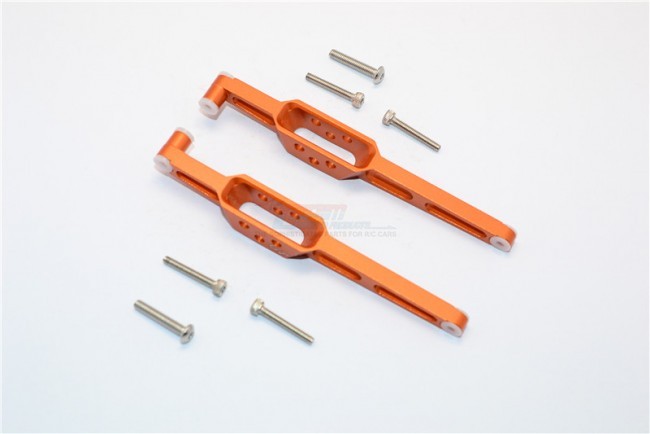 Gpm MYT014L Aluminium Rear Lower Chassis Link  Parts Axial 1/18 Yeti Jr Orange