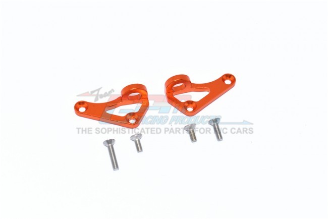 Gpm Aluminum Front Body Post Mount Axial Racing 1/10 4wd Scx10 Iii Jeep Wrangler Rubicon Jlu Axi03007 Orange