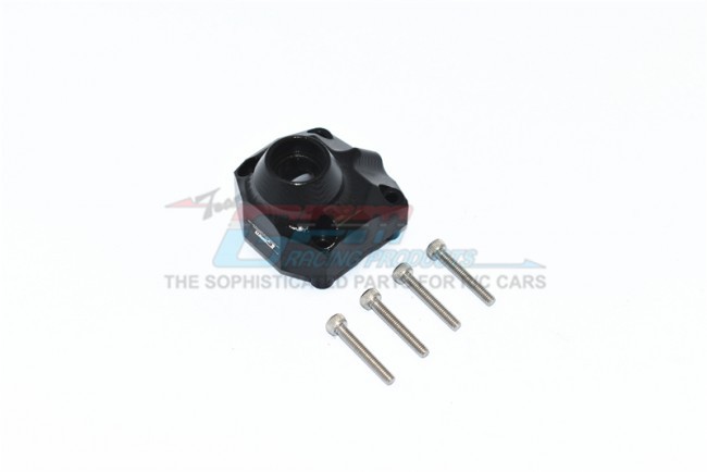 Gpm CP012A Aluminum Front / Rear Gearbox Cover Axial 1/10 Rc 4wd Capra 1.9 Unlimited Trail Buggy Black