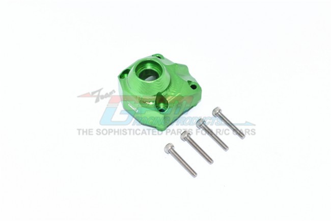 Gpm CP012A Aluminum Front / Rear Gearbox Cover Axial 1/10 Rc 4wd Capra 1.9 Unlimited Trail Buggy Green
