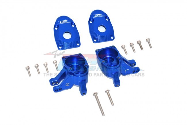 Gpm SCX3021 Aluminum Front Knuckle Arms Axial Racing Scx10 Iii / Capra 1.9 Unlimited Blue