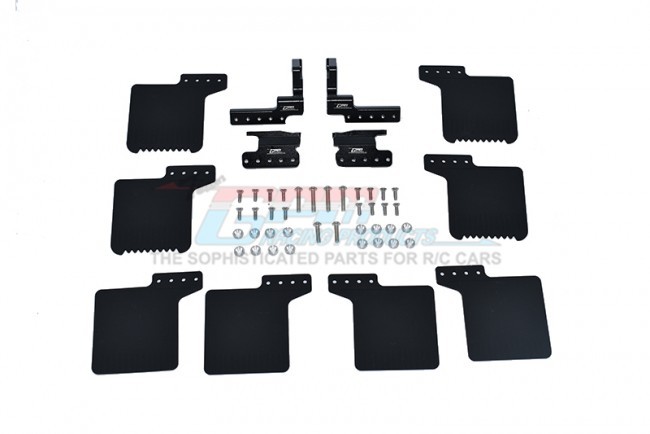 Gpm SCX3ZSP10 Scale Accessories: Mud Flap For Axial Racing Scx10 Iii Jeep Rock Crawler Black