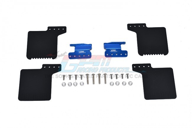 Gpm SCX3ZSP10F Scale Accessories: Front Mud Flap  For Axial Racing Scx10 Iii Jeep Rock Crawler Blue