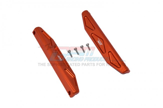 Gpm HS014 Aluminum Chassis Nerf Bars  1/10 Traxxas Rc 4wd Hoss 4x4 Vxl 3s 90076 Orange