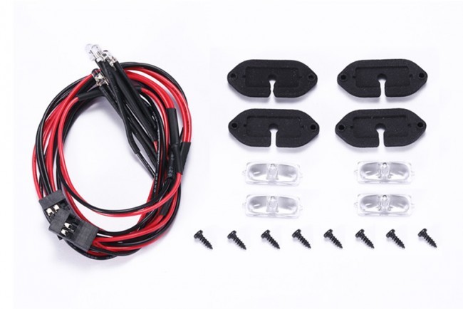 Gpm SCX3ZSP12 Scale Accessories: Rc Car Chassis Lights For Axial Racing Scx10 Iii Rock Crawler Clear