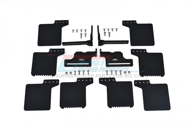 Gpm TRX4ZSP72 Scale Accessories: Mud Flap For Axial Racing 1/10 Rc Scx10 Iii Jeep Black
