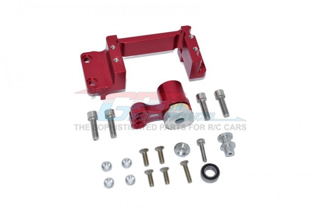 Gpm MAKX024 Aluminum Servo Mount Servo Horn - 25t Arrma 1/5 4wd Outcast Kraton 8s Blx Red