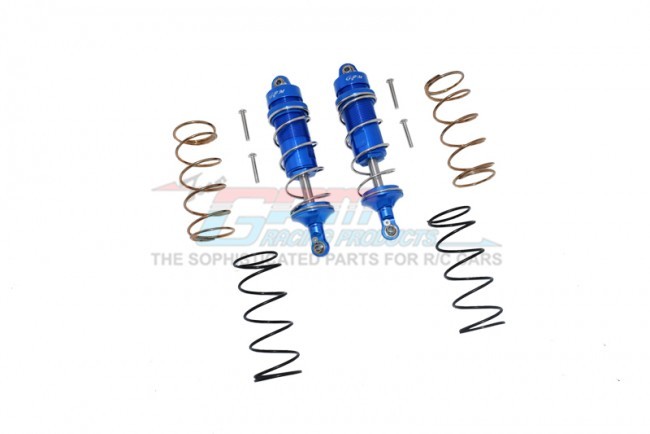 Gpm MAKS107F Aluminum Front Thickened Spring Dampers 107mm Arrma 1/10 4wd Kraton 4x4 4s Blx Ara102690 Blue