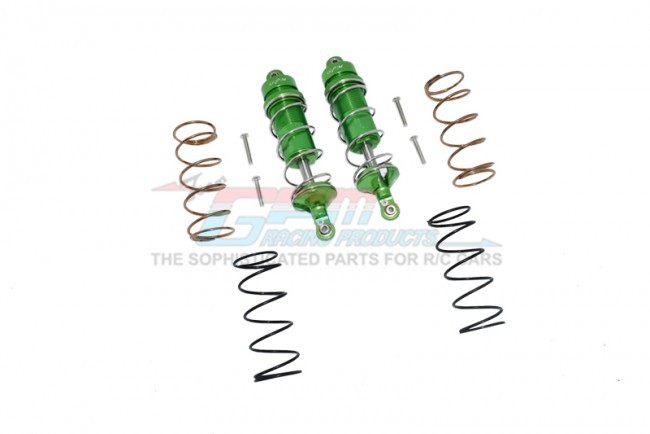 Gpm MAKS107F Aluminum Front Thickened Spring Dampers 107mm Arrma 1/10 4wd Kraton 4x4 4s Blx Ara102690 Green